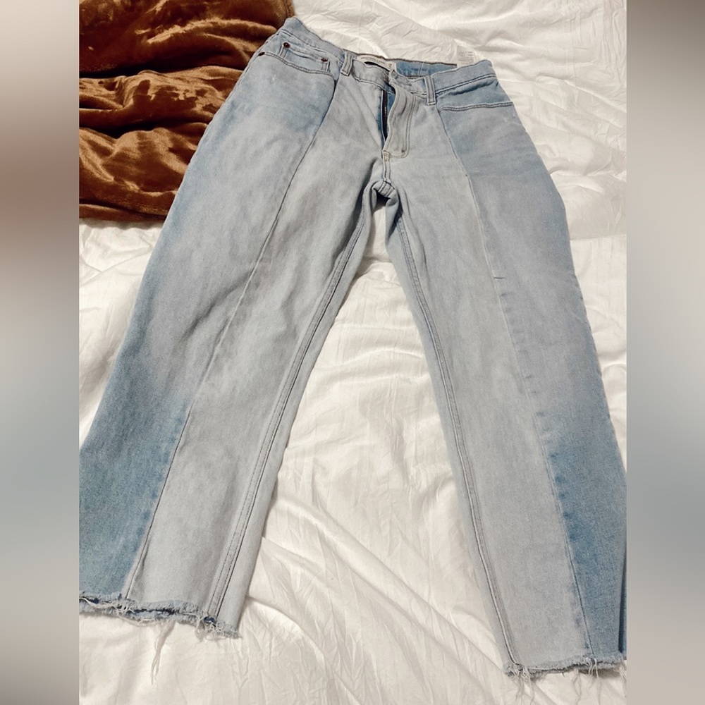 Abercombie & Fitch two tone jeans